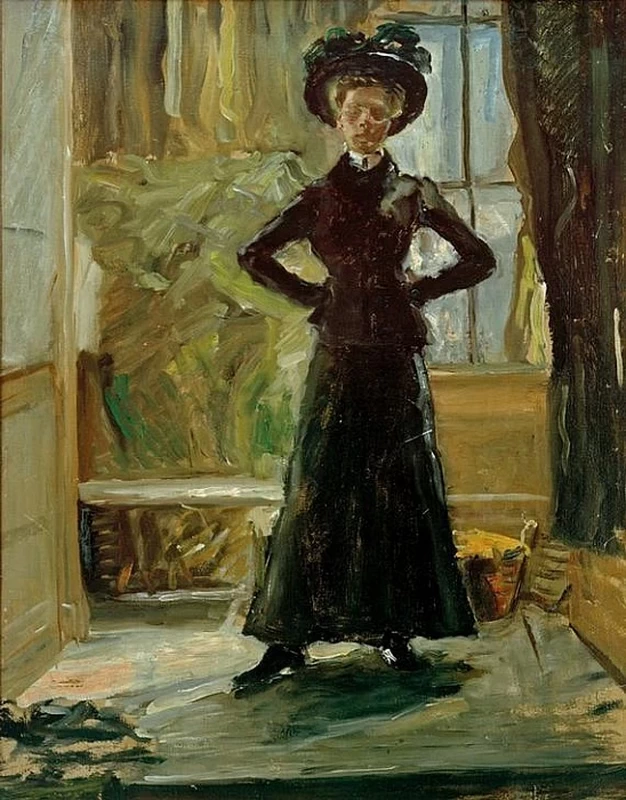 Ritratto della figlia in abito nero, 1909